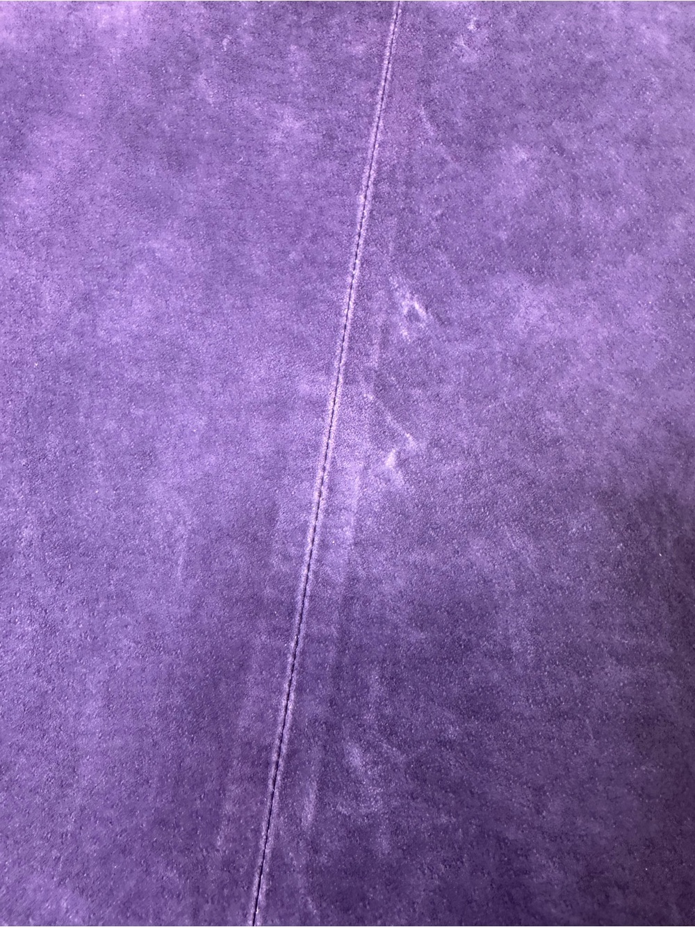 Bob Mackie Wearable Art Purple Suede & Knit Zip Jacket with Pink Embroidery - Picture 3 of 8